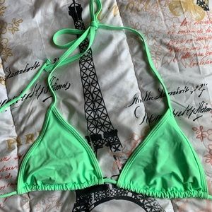 vintage Victoria’s Secret green bikini top